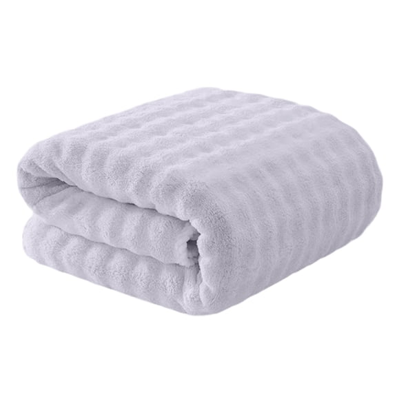 Kyusrd Velvet Large Hand Towels for Bathroom,Cotton Soft Absorbent Decorative Hand Towel for Face Spa Bath Gym Kitchen,Gray,35x75cm