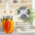 thumbnail image 5 of 32 PC Fermenting Airlock Lids Kit Set - Fermentation Lids for Large Wide Mouth Mason Jars, 5 of 7