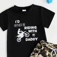 thumbnail image 4 of CAICJ98 Toddler Baby Boys Summer Clothes 3 6 12 18 24 Months 2T 3T 4T 5T Boys Outfits Short Sleeve Embroidery Baseball T-shirt & Plaid Shorts Set 2 Piece Outfit (Black,3-4 Years), 4 of 4