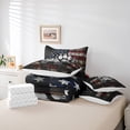 thumbnail image 6 of Homewish Safari Bear Paws 7-Piece Bedding Comforter Set,American Flag Print King Bedding Sets,Rustic Western Bed Sheets For Kids,Breathable Home Decor, 6 of 8