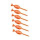 thumbnail image 2 of 6 tees de golf, accesorio de práctica, tee de campo de prácticas, reutilizable, portátil, estable, soporte para pelotas de golf para adultos, regalo Naranja, 2 of 8