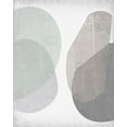 thumbnail image 2 of Goldberger, Jennifer 15x18 White Modern Wood Framed Museum Art Print Titled - Soft Shapes IV, 2 of 4