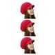 thumbnail image 3 of Minnieouse Sombrero de punto con visera, accesorios para el cabello, gorro de punto, otoño, informal, elástico, protección de felpa, ganchillo Type1 NO1, 3 of 6