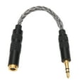 thumbnail image 5 of 4.4mm Balanced Female to 3.5mm Stereo Male Adapter Cable - Gold Plated Connectors, Portable Headphone Convert Cable, Cold Grey, 5 of 8