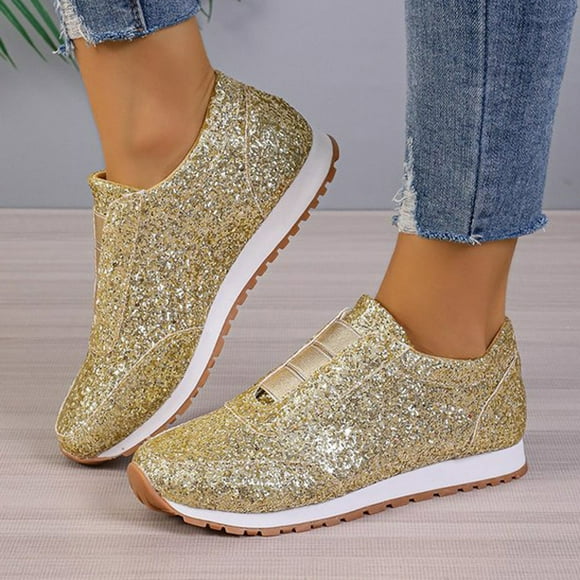 iTNHFP Sneakers for Women Women's Stylish On Sparkly Casual Shoes Comfortable Sneakers with Temperament