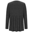 thumbnail image 4 of SuTry Womens Maternity Sweaters Fashion Waist Pleated Solid Color Knit Sweater Winter Pullover Top Fall Sweaters for Women(Dark Gray,2XL), 4 of 6