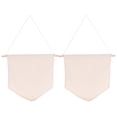thumbnail image 1 of 2pcs Pin Display Pennant Lapel Pin Badge Flag Plain Blank Canvas Wall Banner, 1 of 6
