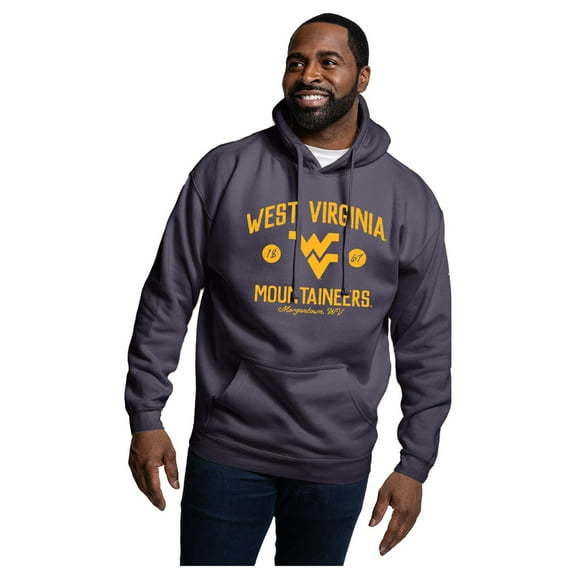 Men's League Collegiate Wear Navy West Virginia Mountaineers Essentials 2.0 Fleece Pullover Hoodie