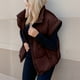 thumbnail image 4 of Sudadera con capucha y manga larga para mujer, con cuello de cremallera y abrigo, 4 of 9