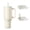 Cream, variant on Coliware 40oz Pine Large Vacuum-Insulated Tumbler with Lid, Reusable Stainless Steel Water Bottle with Handle Flip Straw Rubber Base, Leak Resistant Travel Coffee Mug for Home Office Gym