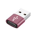 thumbnail image 1 of 2x Adaptador USB 3.1 Tipo C A 3.0 Datos+Carga () Rosa, 1 of 8