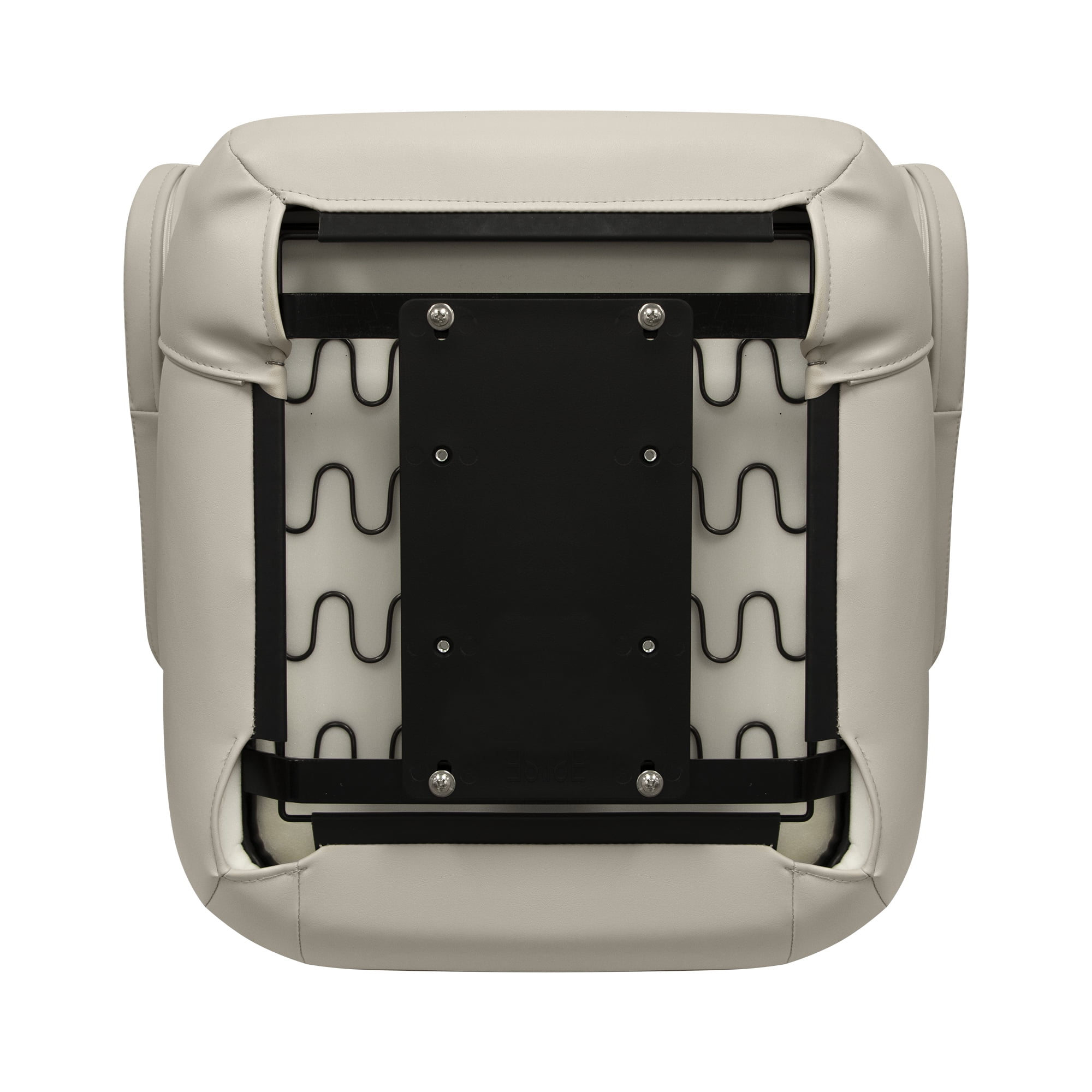 Wise 3127-990 Premier Series Mid Back Pontoon Helm with Flip Up Arm Rests, Platinum