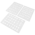 thumbnail image 6 of OUNONA 3pcs English Letters Painting Stencils Letters Templates Alphabet Stencils Letter Templates, 6 of 8