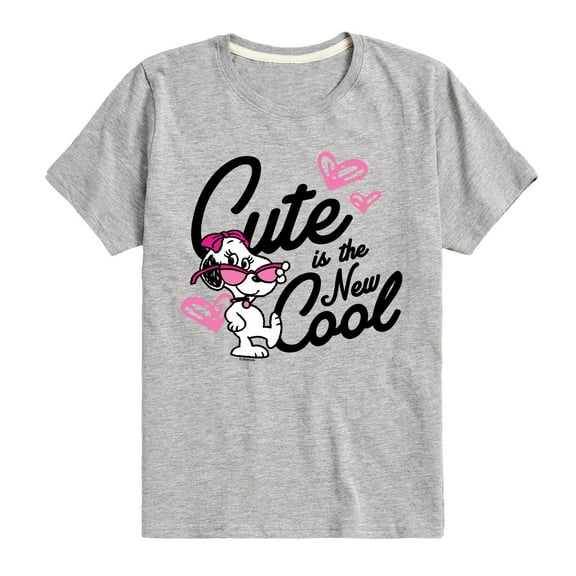 Peanuts - Cutesy New Cool - Toddler and Youth Short Sleeve Graphic T-Shirt