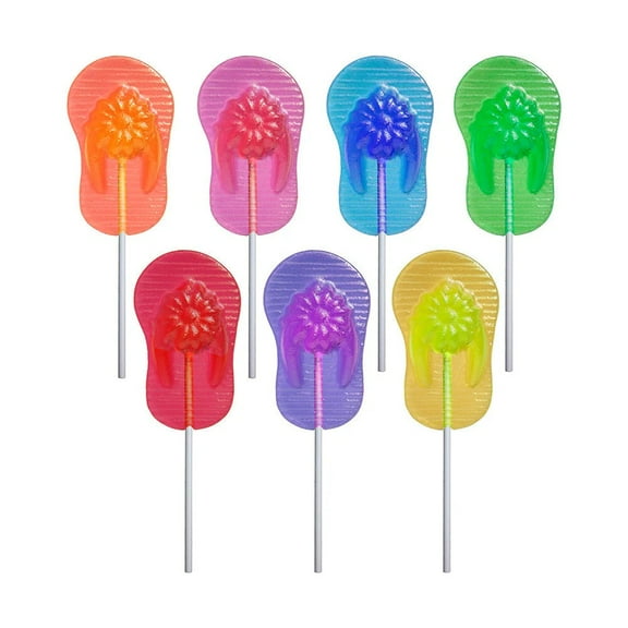 Melville Candy Assorted Flip Flop Lollipops, 3 Pops