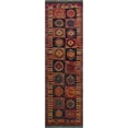 thumbnail image 1 of Vintage Oladele Navy/Pink Runner, 3'8" x 13'2", 1 of 8