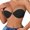 Black, variant on EliteGoogv Front Closure Bras For Women Lace Bras For Women Padded Semi Cup Push Up Wireless Womens Bras Everyday Bras For Women Red 34