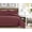 Burgundy, variant on Notticasa 3-Piece Bedding Set,Solid Color Diamond Pattern,Soft Quilt Bedding Sets,For All Seasons,Includes 1 Comforter and 2 Pillow Shams,Navy,King