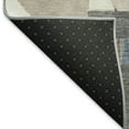 thumbnail image 5 of Addison Rugs Mayfield Premium Machine Washable Transitional Geometric Blue Runner Rug, 2'3" X 7'6" Machine Washable Transitional Geometric Blue Oversized Sherpa Throw Blanket, 5 of 6