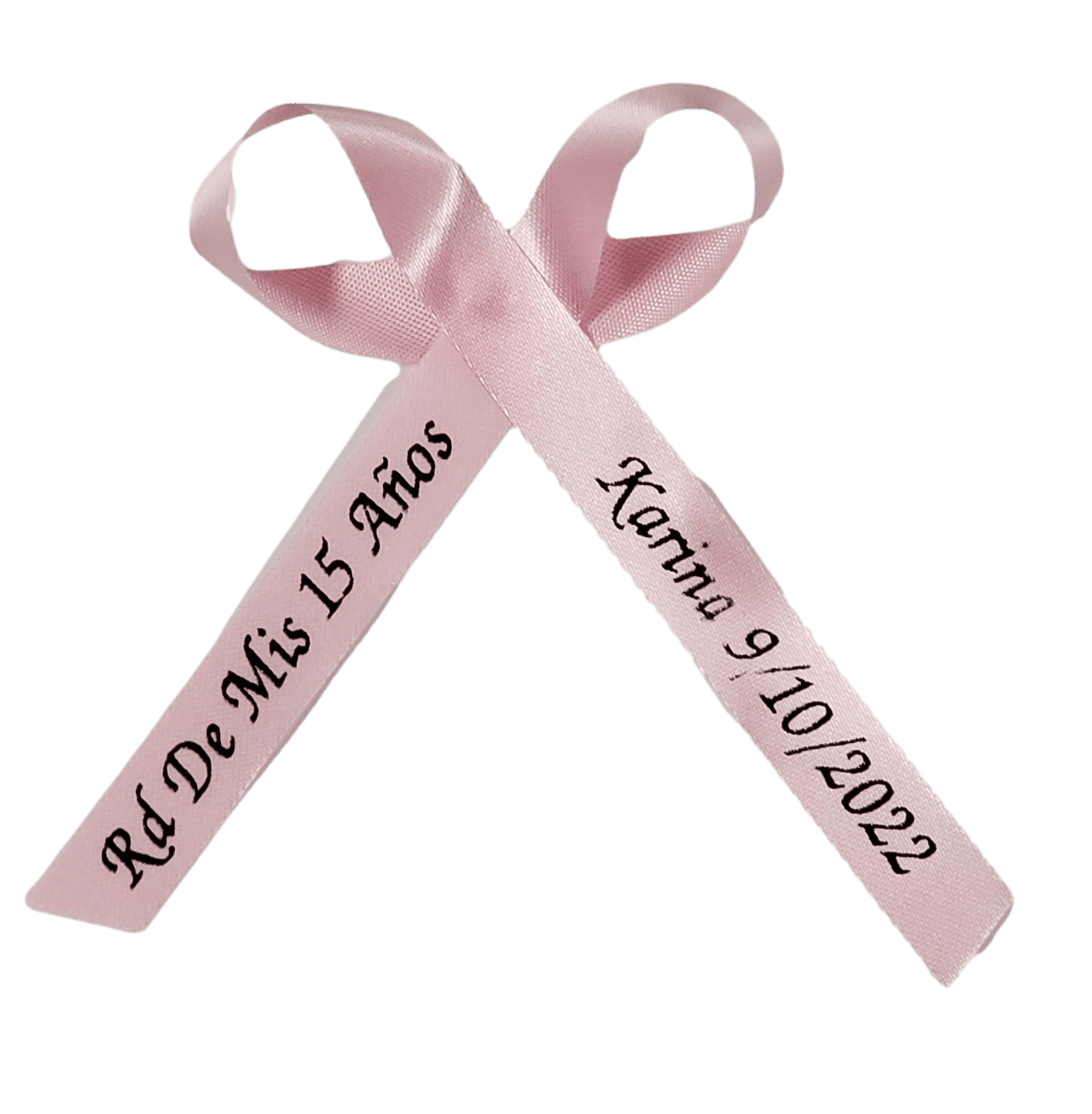 Personalized Ribbons Baby Bridal Shower Wedding Favors Custom Made Pink Bows Name