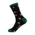 thumbnail image 3 of Unisex St. Patrick's Day Socks Lucky Shamrock Print Mid-Calf Socks Festive Green Knit Socks Novelty Holiday Outfits Fun Crew Socks For Party, 3 of 4
