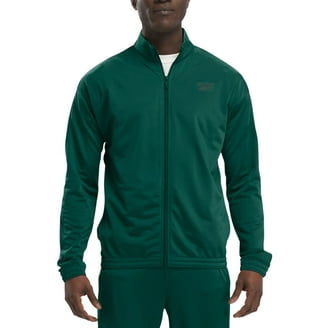 Reebok Men's Full Zip Color Block Drawcord Adjustable Hood