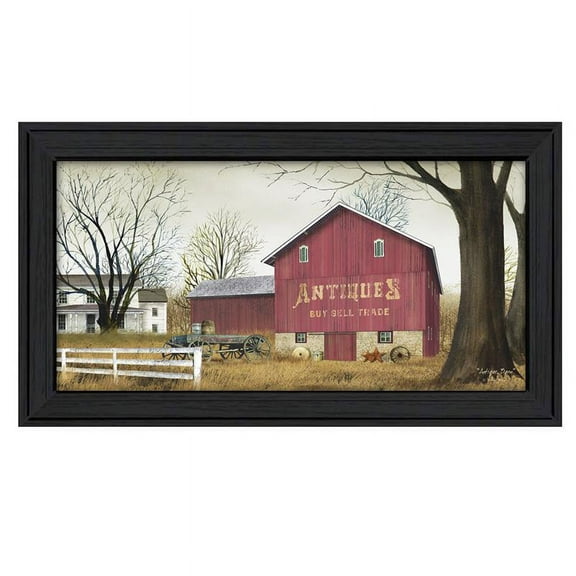 Antique Barn By Billy Jacobs Printed Framed Wall Art Wood Multi-Color
