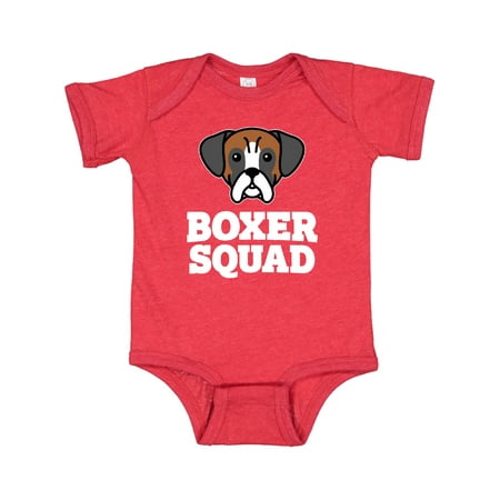 

Inktastic Dog Boxer Squad Gift Baby Boy or Baby Girl Bodysuit