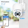 PTZ IP Camera 4MP Outdoor Security Camera 2MP 5X Digital Human