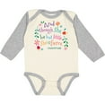 thumbnail image 3 of Inktastic She is Fierce Funny Shakespeare Quote Girls Long Sleeve Baby Bodysuit, 3 of 5