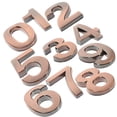 thumbnail image 4 of Miangastore Numéros de Porte Or Rose ABS 10 Pcs Identification Intérieure et Extérieure, 4 of 9