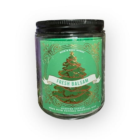 Fresh Balsam Bath & Body Works Single Wick Candle 7oz