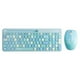 thumbnail image 1 of Kit Teclado y Mouse Acteck Creator Chic Colors MK470 Inalambrico USB 2.4Ghz Delgado Azul AC-935197 Azul, 1 of 7