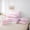 Pink C, variant on Erosebridal Gold Initial Letter A Twin Bedding Sets 7-Piece for Kids, Pink Stripes Bedding Comforter Set