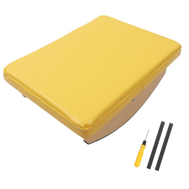 Tabla de equilibrio cómoda con reposapiés para uso doméstico y de oficina debajo del escritorio amarillo