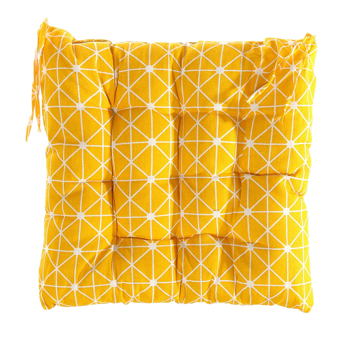 18x18 inches Seat Cushion w/ Ties, Nordic Style Comfortable Thick Chair