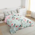 thumbnail image 4 of Homewish Pink Cherry Blossoms Bedding Comforter Set, Rustic Birds Animal Twin Comforter Sets, Vintage French Style Reversible Bedding Set, Super Cozy Room Decor, 2-Piece, 4 of 9