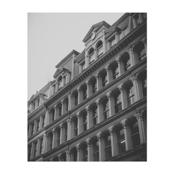 Soho Architectural 03 B&W - Manhattan New York Photography Unframed Wall Art Print 8 x 10 inches