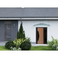 thumbnail image 2 of Front Exterior Prehung Steel Door / Ronex 1077 Teak / Side Exterior Window Sidelite / Entry Metal Modern Painted W36+12" x H80" Right hand Inswing, 2 of 5