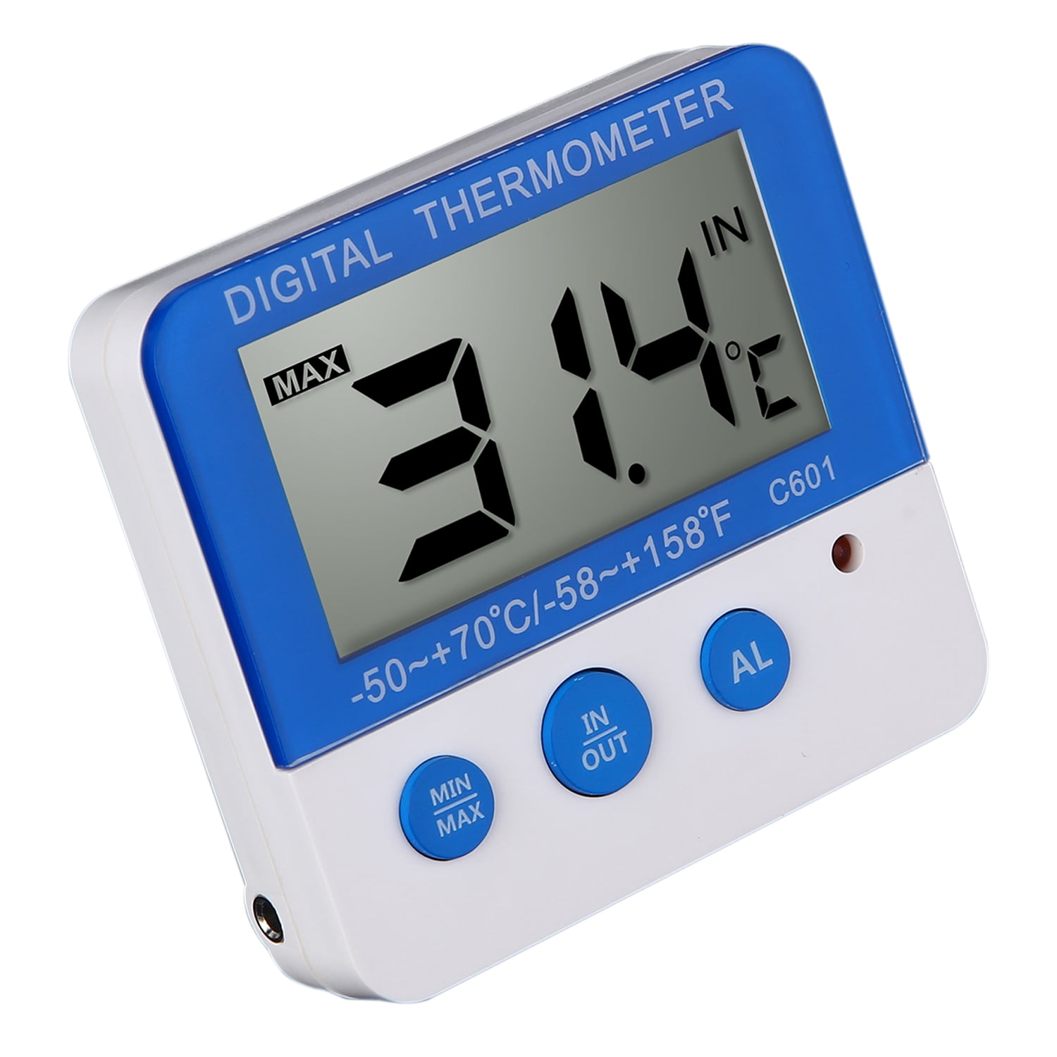 Wired Wet Thermometer Digital Electronic Mini LCD Humidity Thermometer  Meter Freezer Fridge for-50~70 Coolers Aquarium Chillers
