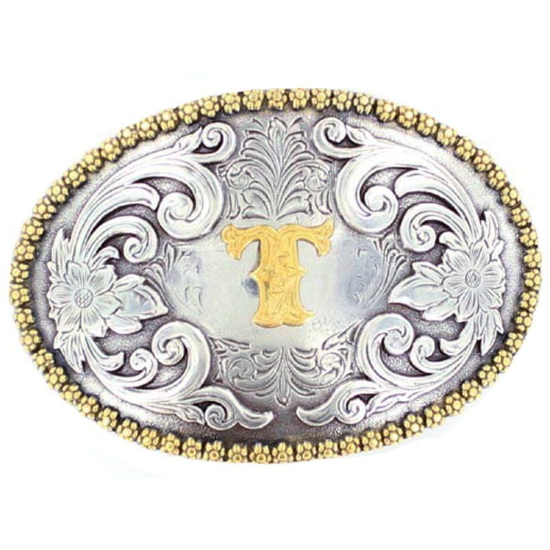 Nocona Belt Co. - Nocona Belt Co. Womens MF T Initial Belt Buckle ...