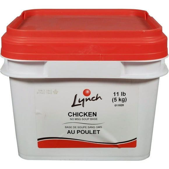 Lynch - Chicken Soup Base - No MSG Added - Savory Flavor for Delicious Soups and Recipes - 11lbs - 1ct