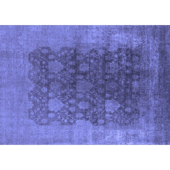 Ahgly Company Indoor Rectangle Oriental Blue Traditional Area Rugs, 3' x 5'