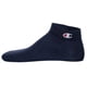thumbnail image 3 of Champion calcetines unisex, paquete de 3 - cuarto calcetines, básico, logotipo Rosa/Blanco/Azul EU 35-38, 3 of 7