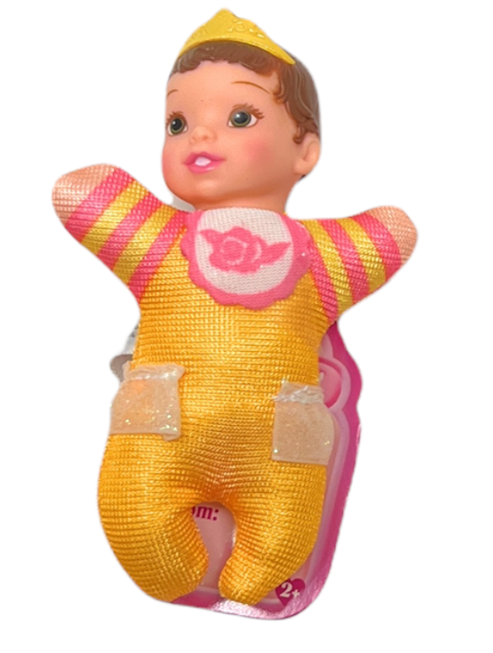 Jakks Pacific Disney Princess Mini Baby Infant Doll, 4-Inch (Belle)