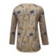 thumbnail image 5 of ICHUANYI Liquidación Blusa casual de manga larga de verano para mujer con cuello en V y estampado ICHUANYI WER2023082201198, 5 of 5
