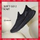 thumbnail image 2 of Li-Ning Men SOFT GO 2 KNIT - Zapatillas de deporte informales sin cordones para caminar, amortiguación, forro estable, malla, para correr, para uso diario AGLV017, 2 of 5