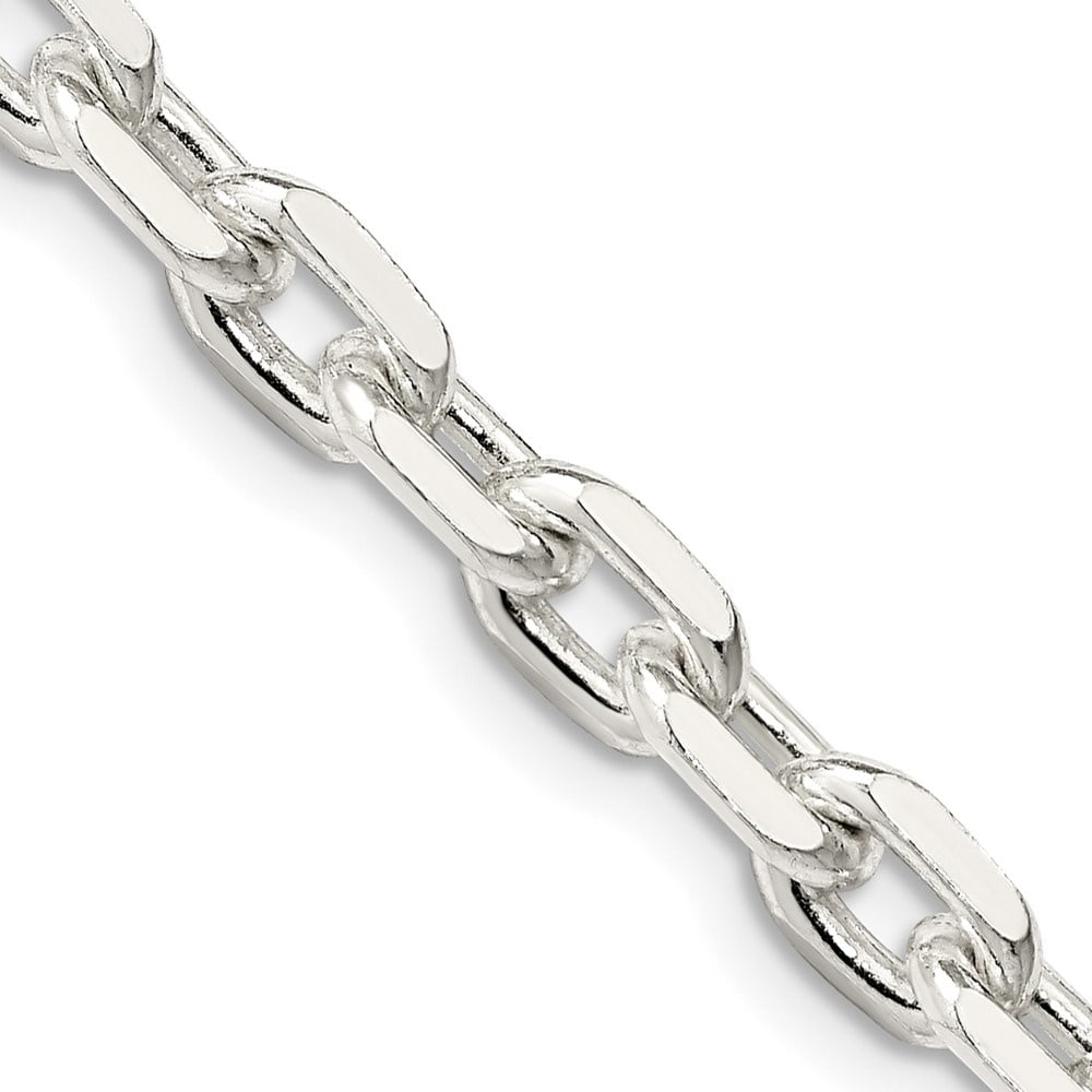 Details about   5.5mm Figaro Link Chain Necklace Italy Real Solid Sterling Silver 925 