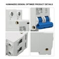 thumbnail image 2 of 25A DC Mini Disjoncteur 2P 500V Système PV Solaire avec Capacité de Rupture 4000A & Support de Rail DIN, 2 of 6