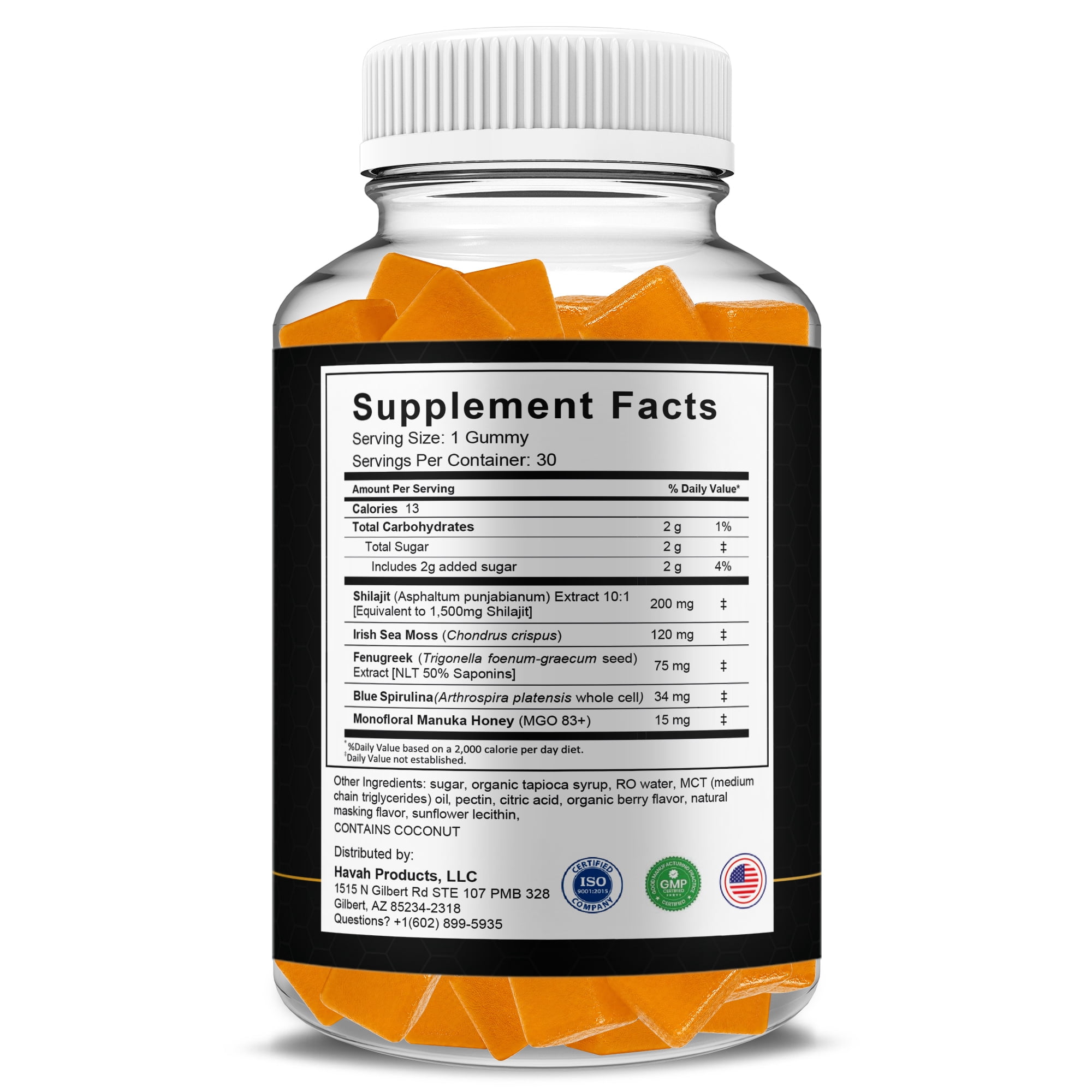 (2 Pack) Honeyfil Premium Wellness Supplement (60 Gummies)